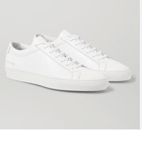 Common Projects Original Achilles Low White Leather Sneakers 38 - Picture 1 of 9
